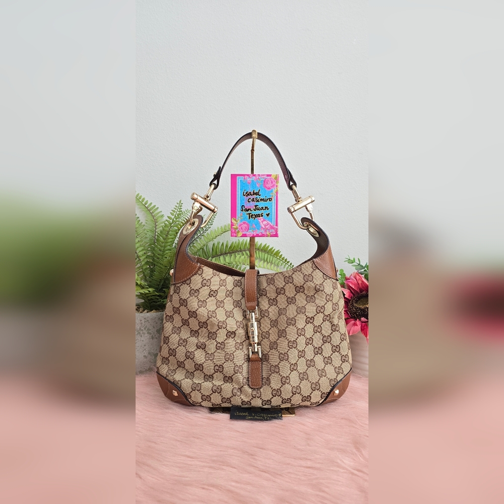 Gucci Jackie Nailhead Shoulder Bag